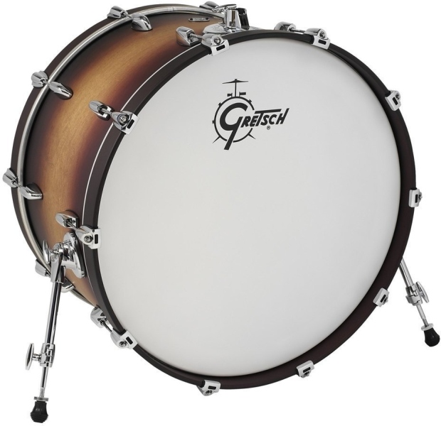 Gretsch Renown Maple Bass Drum Satin Tobacco Burst 24