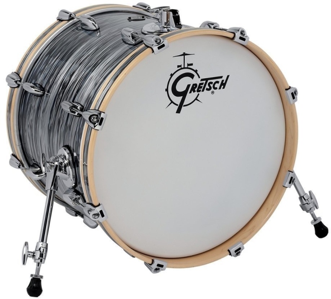 Gretsch Renown Maple Bass Drum Silver Oyster Pearl 18
