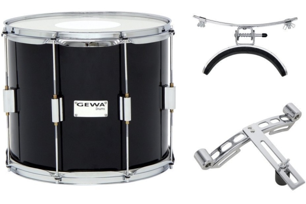 Tenor Marching Drum MS-1412 Black