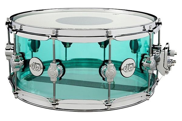 Design Acrylic Snare 14''x6.5'' Sea Glass Design Acrylic Snare 14''x6.5'' Sea Glass