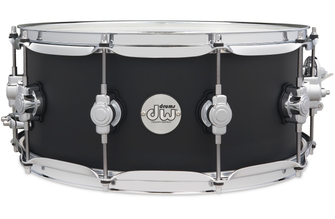 Tobă mică DW Design Series Black Satin 14" x 6"