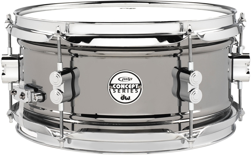 DW PDP Black Nickel Over Steel 12 x 6