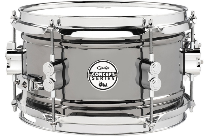 Tobă mică DW PDP Black Nickel Over Steel 14 x 6,5"