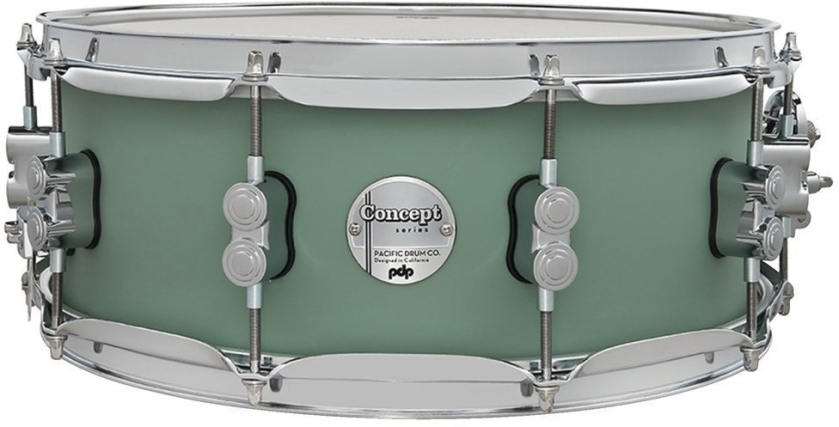 DW PDP Concept Maple Finish Ply Satin Seafoam