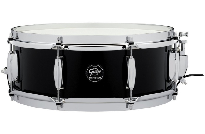 Tobă mică Gretsch Renown Maple Snare drum  Piano Black 14" x 5"
