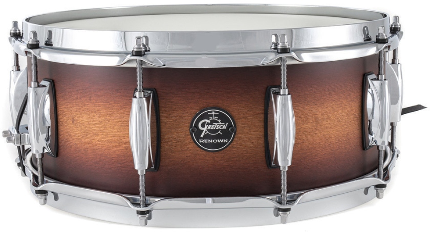 Gretsch Renown Maple Snare drum Satin Tobacco Burst 14