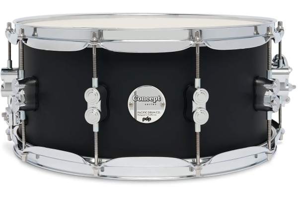 Concept Maple Satin Black CR HW 6.5x14 PDCM6514SSBK Concept Maple Satin Black CR HW 6.5x14 PDCM6514SSBK