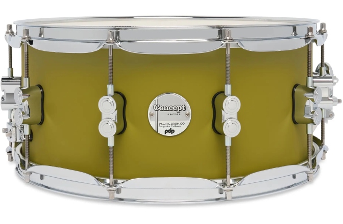 Tobă mică/ Premier DW PDP Concept Maple Satin Olive CR HW 6.5x14 PDCM6514SSSO