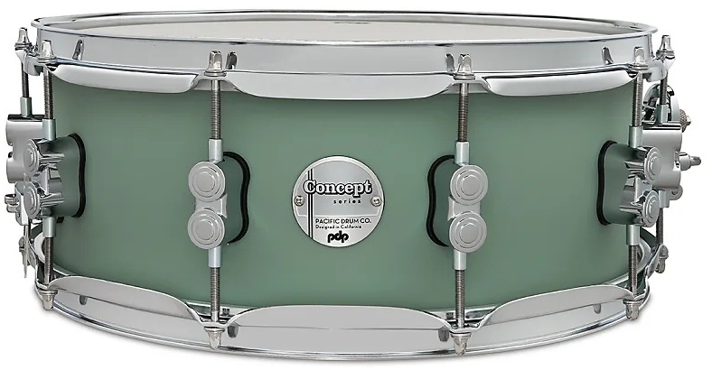 DW PDP Concept Maple Satin Seafoam CR HW 5.5x14 PDCM5514SSSF