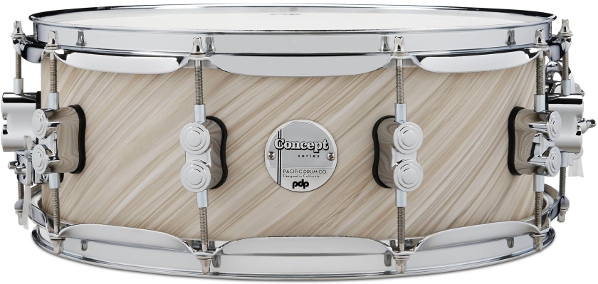 DW PDP Concept Maple Twisted Ivory CR HW 5.5x14 PDCM5514SSTI
