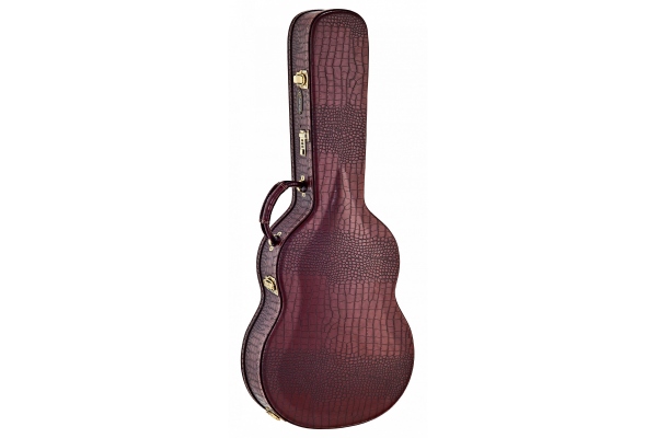 Case Classic Pro Brown Croco - Arch Top Bronze Hardware 120mm Depth Case Classic Pro Brown Croco - Arch Top Bronze Hardware 120mm Depth