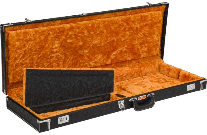 Toc de Chitară Electrică Fender Waylon Jennings Strat/Tele Case Black Tooled Leather