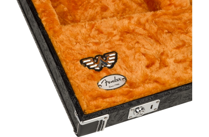 Toc de Chitară Electrică Fender Waylon Jennings Strat/Tele Case Black Tooled Leather