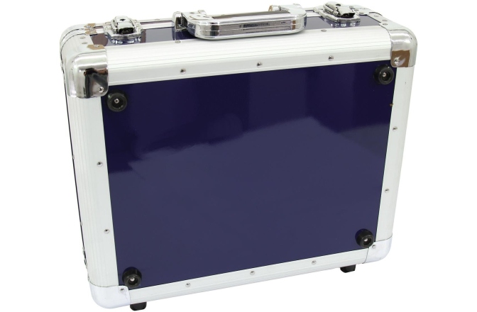 Toc de transport Roadinger CD Case ALU digital booking rounded blue