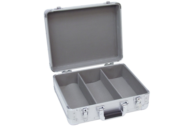 Toc de transport Roadinger CD Case ALU Digital Booking rounded sil