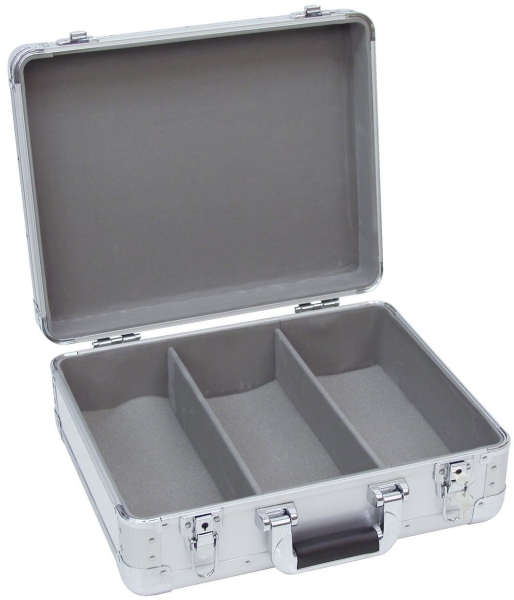Roadinger CD Case ALU Digital Booking rounded sil