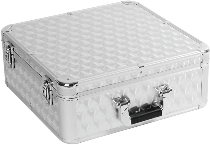 Roadinger CD Case ALU polished for 100 CDs