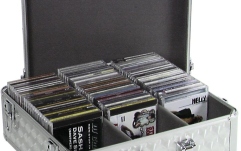 Toc de transport Roadinger CD Case ALU polished for 100 CDs