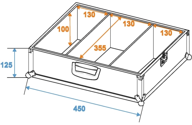 Toc de transport Roadinger CD Case Pro black