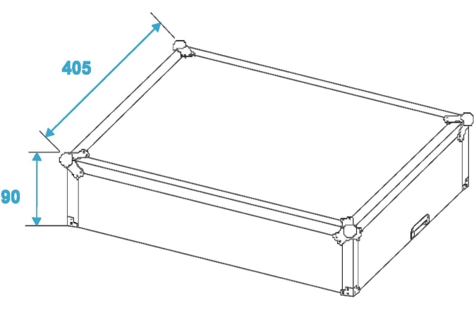 Toc de transport Roadinger CD Case Pro black
