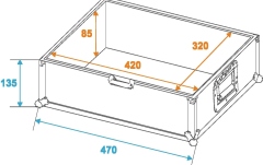 Toc de transport Roadinger CD Player Carrying Case, black, type 2