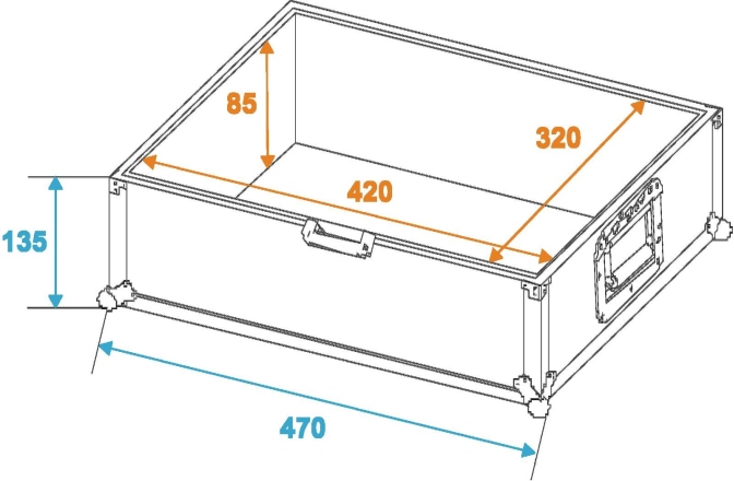 Toc de transport Roadinger CD Player Carrying Case, black, type 2