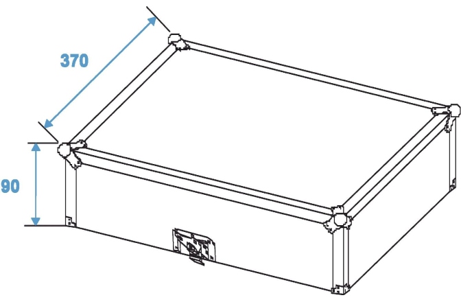 Toc de transport Roadinger CD Player Carrying Case, black, type 2