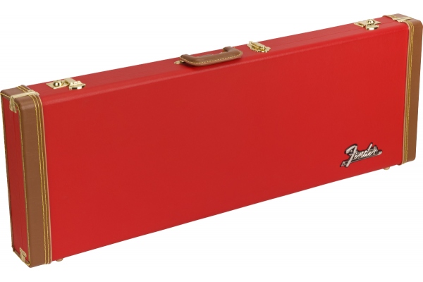 Fender Classic Series Wood Case - Strat/Tele Fiesta Red
