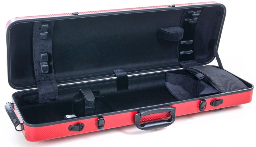 Gewa Violin case Polycarbonate 2.4 4/4 Red