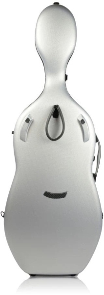 bam Hightech Adjustable Cello Case Metallic Silver