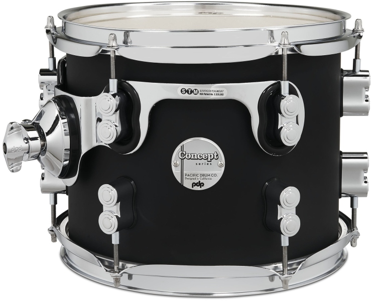 DW PDP TT Concept Maple (arţar) Negru Satin 8 x 7