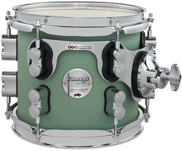 DW PDP TT Concept Maple (arţar) Satin Seafoam 8 x 7