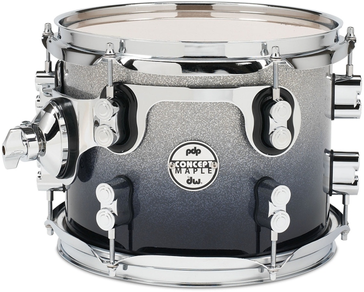 DW PDP TT Concept Maple Silver to BSF 10 x 8