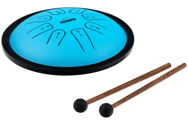 Nino Percussion Steel Tongue Drum - Blue