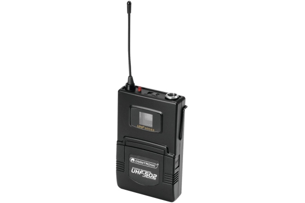 Omnitronic UHF-502 Bodypack incl. 823-832MHz Lavalier (CH B orange)