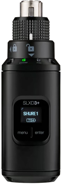 Shure SLXD3+ Wireless Plug-On Transmitter G65