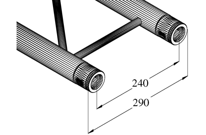 Traversă Alutruss BiLock BQ2-3000