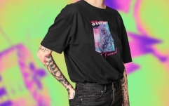 Tricou bumbac Soundcreation Stay Tuned - Rocker Skeleton Negru 9N XL