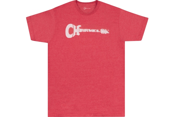 Charvel Guitar Logo T-Shirt Heather Red L Charvel Guitar Logo T-Shirt Heather Red L