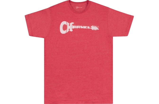 Tricou Chauvet Charvel Guitar Logo T-Shirt Heather Red M