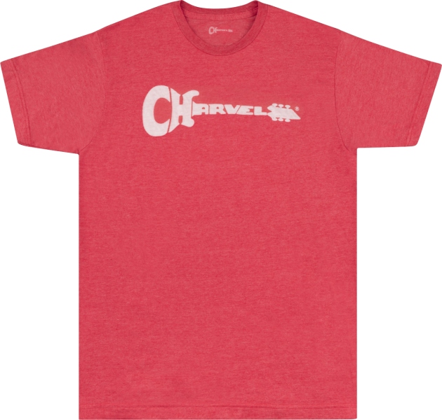 Chauvet Charvel Guitar Logo T-Shirt Heather Red XL