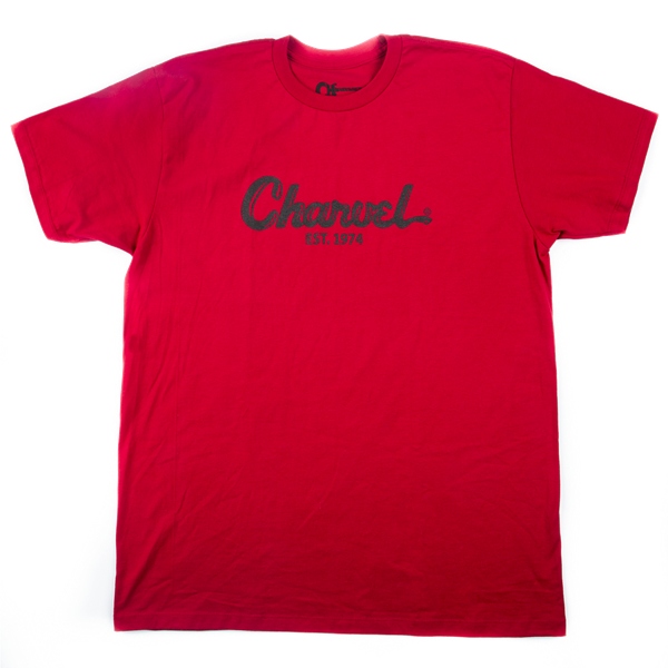 Chauvet Charvel Toothpaste Logo Men's T-Shirt Red XXL