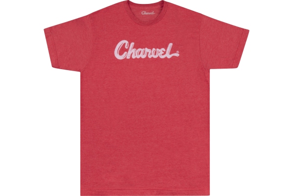 Charvel Toothpaste Logo T-Shirt Heather Red L Charvel Toothpaste Logo T-Shirt Heather Red L
