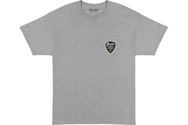 Fender Pick Patch Pocket Tee Athletic Gray S