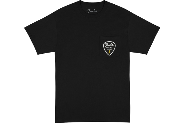 Fender Pick Patch Pocket Tee Black M
