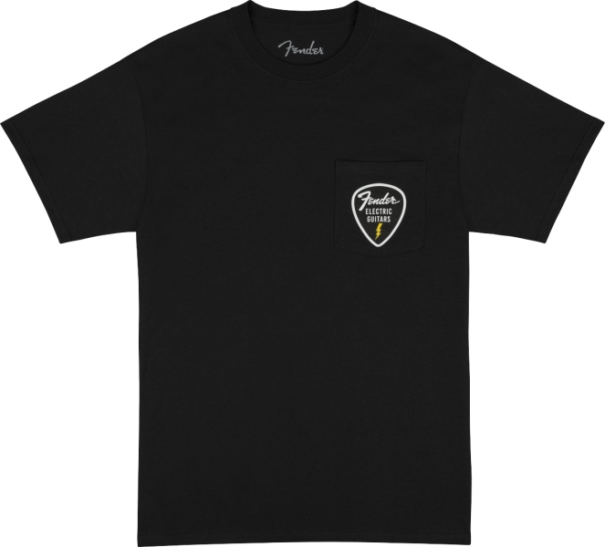 Fender Pick Patch Pocket Tee Black XL