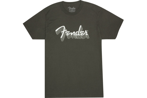 Fender Reflective Ink T-Shirt Charcoal M