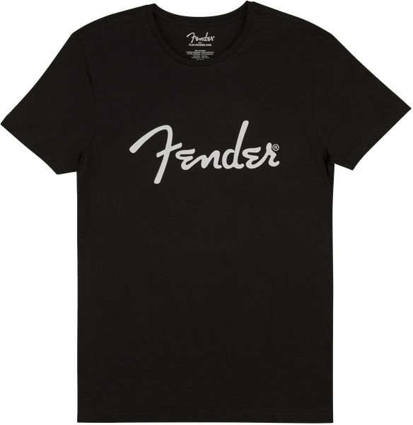 Fender Spaghetti Logo Black M