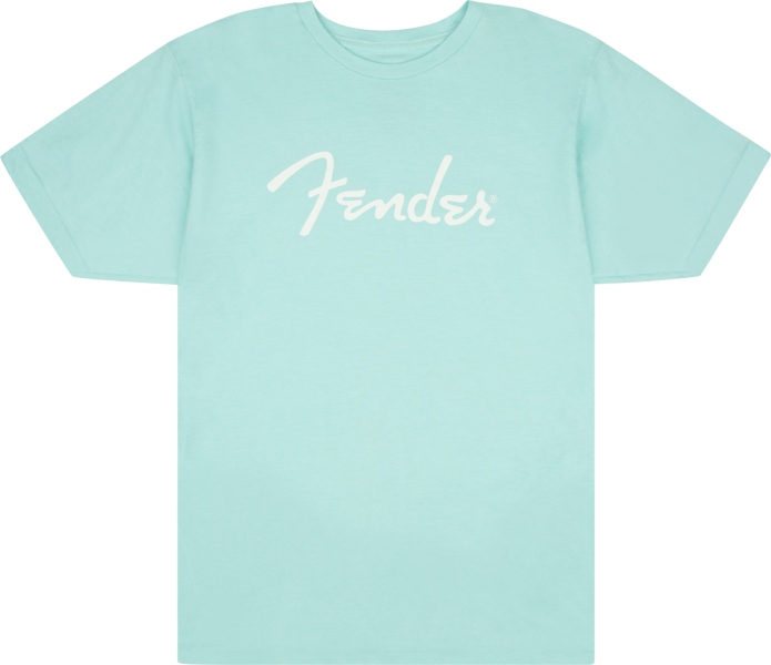 Fender Spaghetti Logo Daphne Blue L