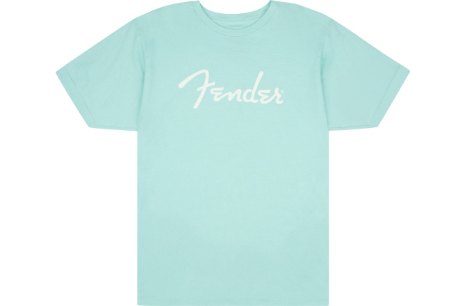 Tricou Fender Spaghetti Logo Daphne Blue M
